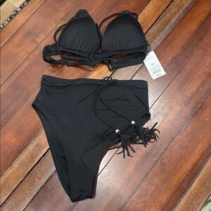 Black Bikini Set - 32B top and Small bottom